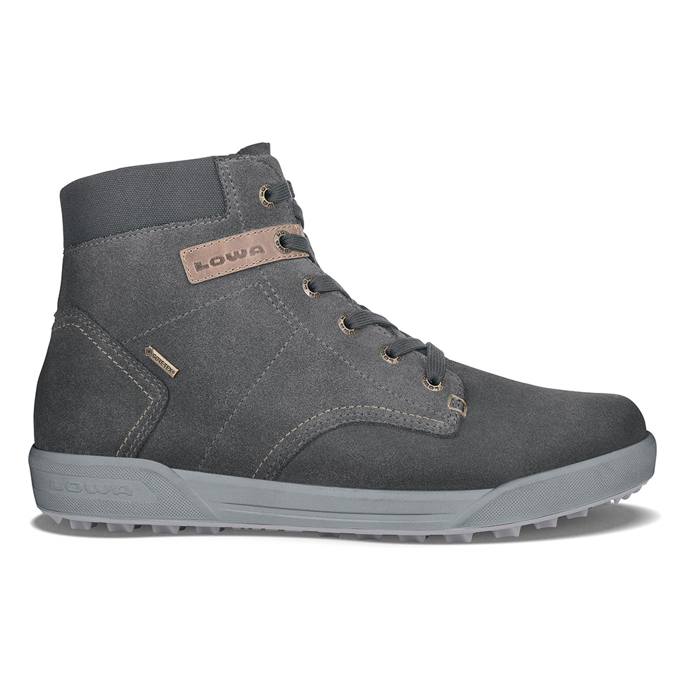 Scarpe Invernali Uomo Lowa Dublin III GTX Qc Grigie Scuro DTHVJL-032